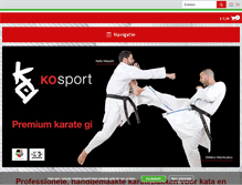 Tablet Screenshot of kokarate.nl